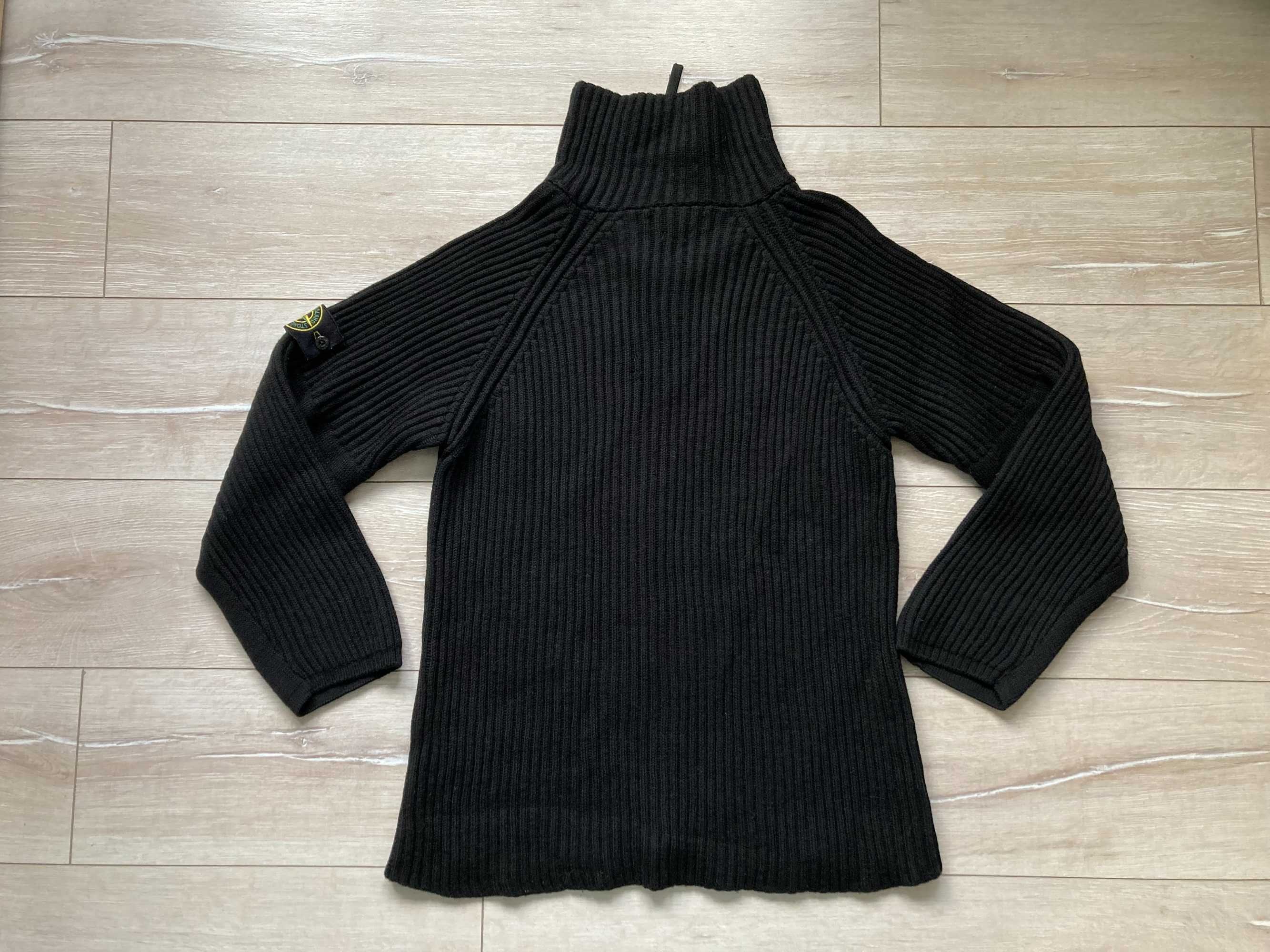 ОРИГИНАЛНА Stone Island дебела вълнена жилетка пуловер размер XL