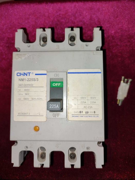 Продавам  Автомат прекъсвач - CHINT NM1-250S/3Р 225A 25кА