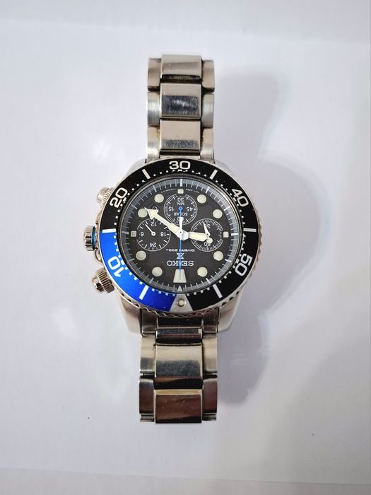 Оригинальные японские часы Seiko Diver’s 200m — хронограф