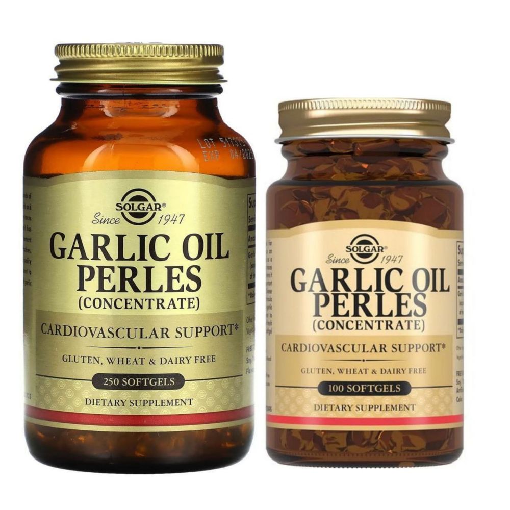 Гарлик Чеснок  Solgar, Garlic Oil Perles, Concentrate Америка