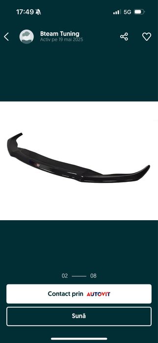 Prelungire bară față BMW F10