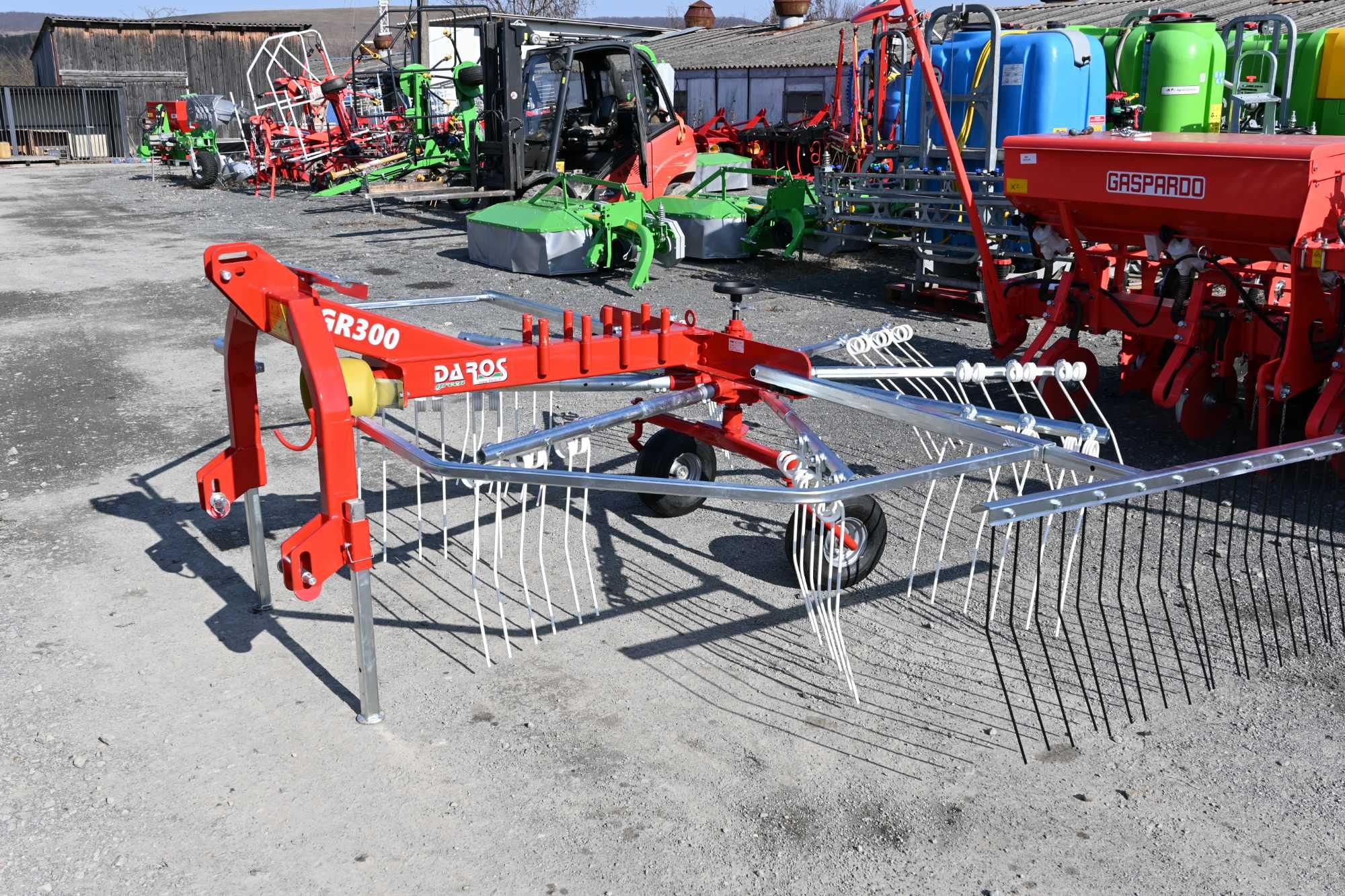 Grebla paianjen de adunat DA ROS GR 300 - fabricat in ITALIA