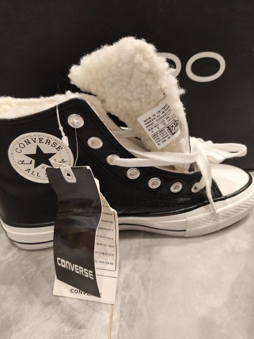 Продам кеды утеплённые Converse,новые,на 37-38 (узкую ножку), 8000 тг