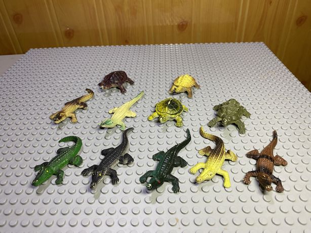 Игрушки - Пластмассовые -Маленькие - Крокодилы и Черепахи