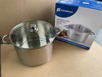 Schmitter oala inox 11 litri cu fund in 5 straturi ,inductie gaz plita