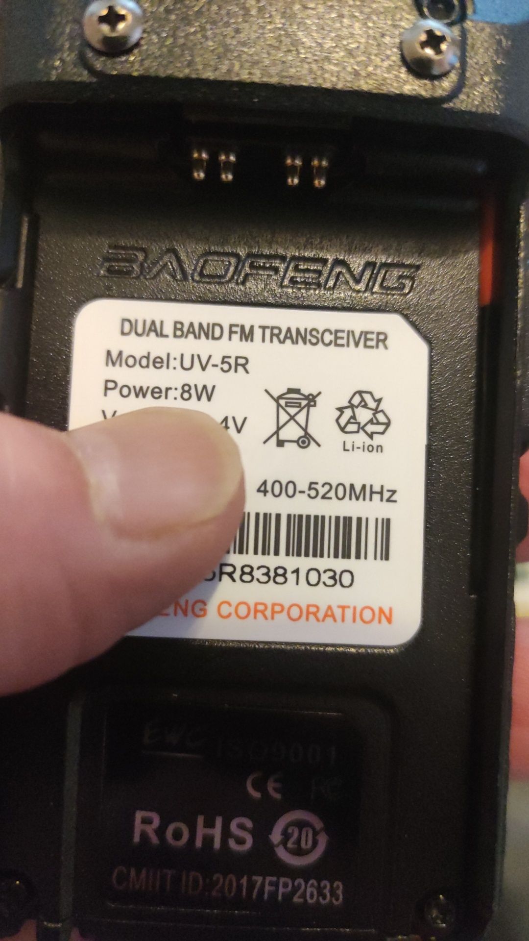 Stații Radio Portabile emisie-recepție de 8W reali , walkie-talkie noi