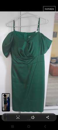 Rochie verde smarald de ocazie