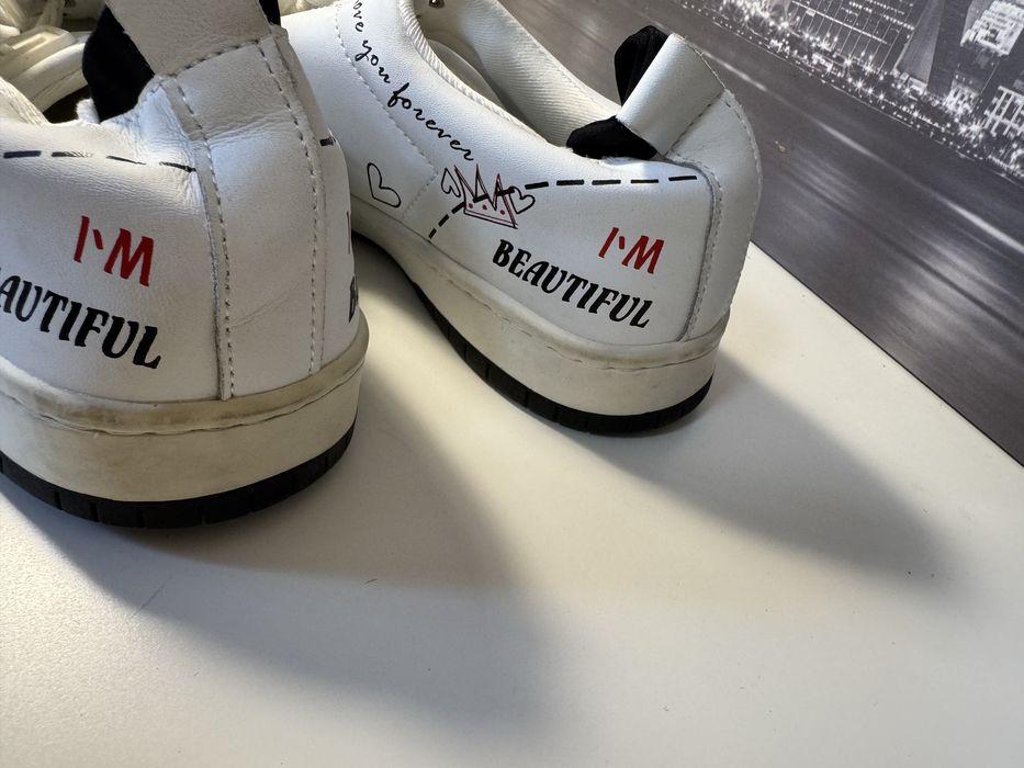 Дамски кецове с принт – сърца и надписи 41 номер