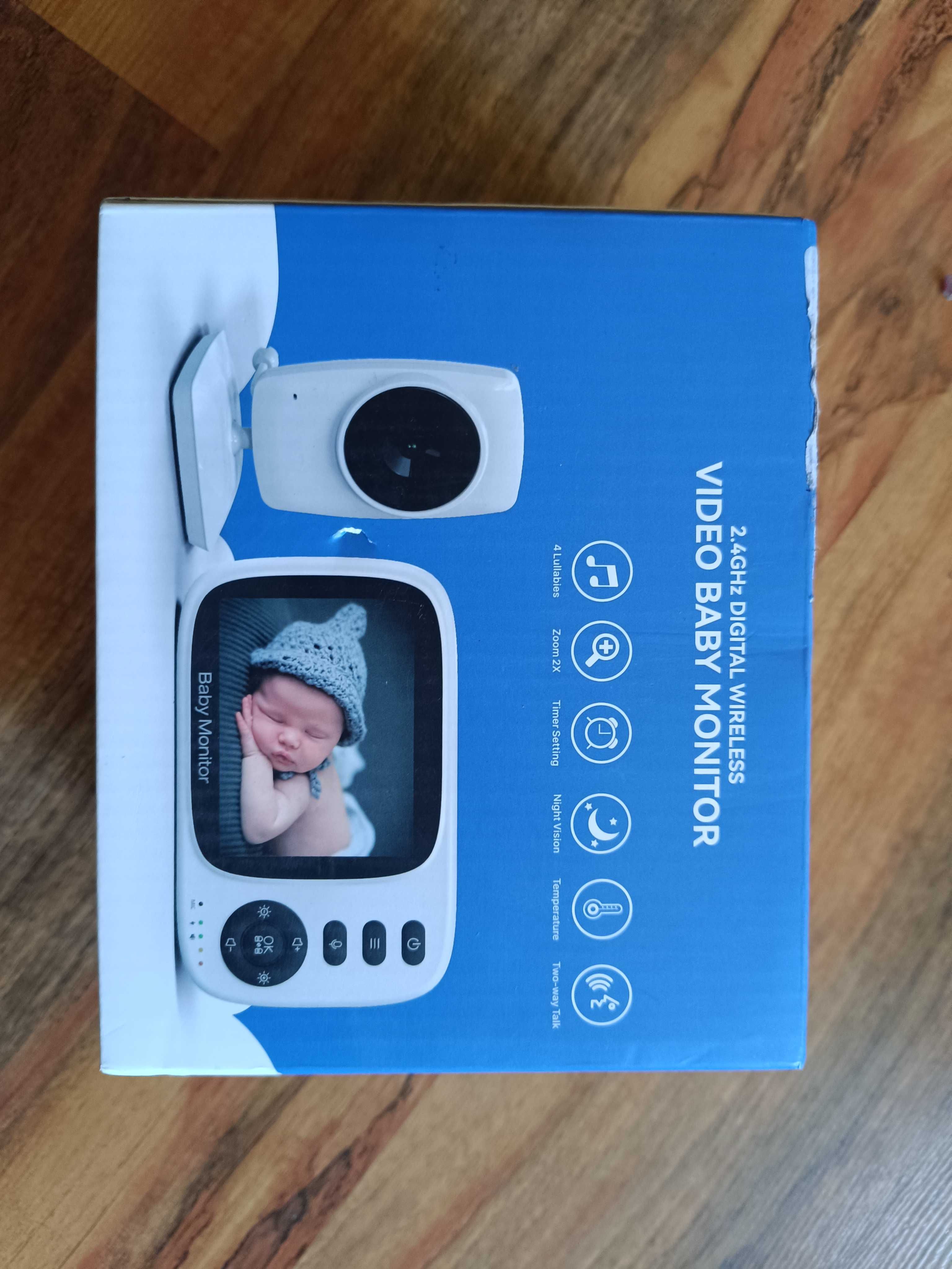 НОВ бебефон Babystar с камера и нощно виждане, 3,2", двупосочно аудио
