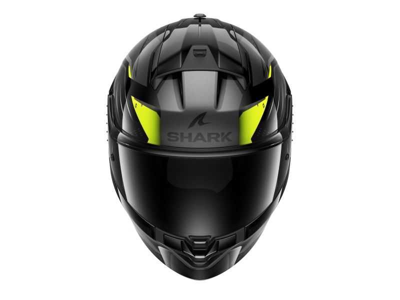 Мото Каска мотор SHARK RIDILL 2 BERSEK YELLOW GLOSS,вградени очила