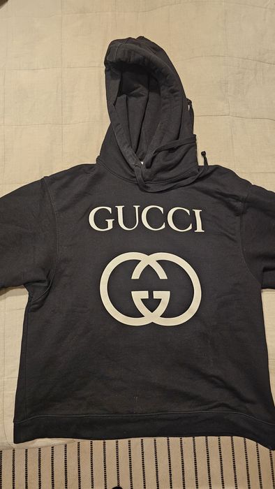 Hanorac negru Gucci marime XL