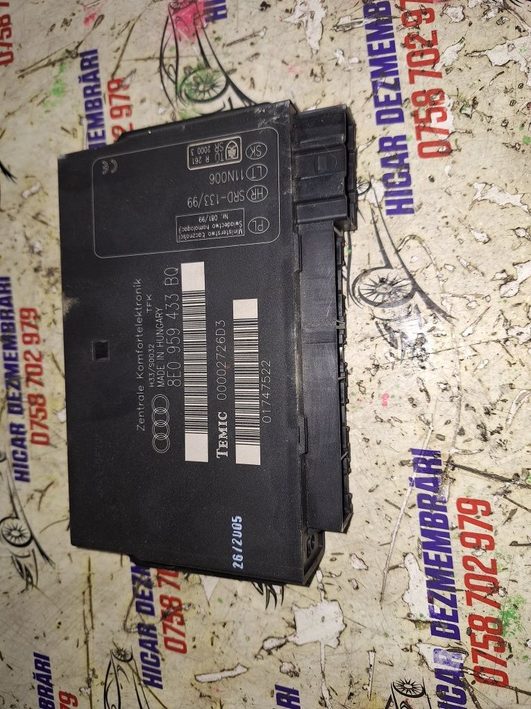 Calculator confort modul A4 b7 cod 8e0959433bq