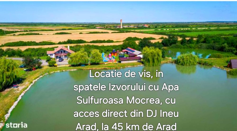 Afacere la cheie - Fermă piscicolă, 25 Euro mp