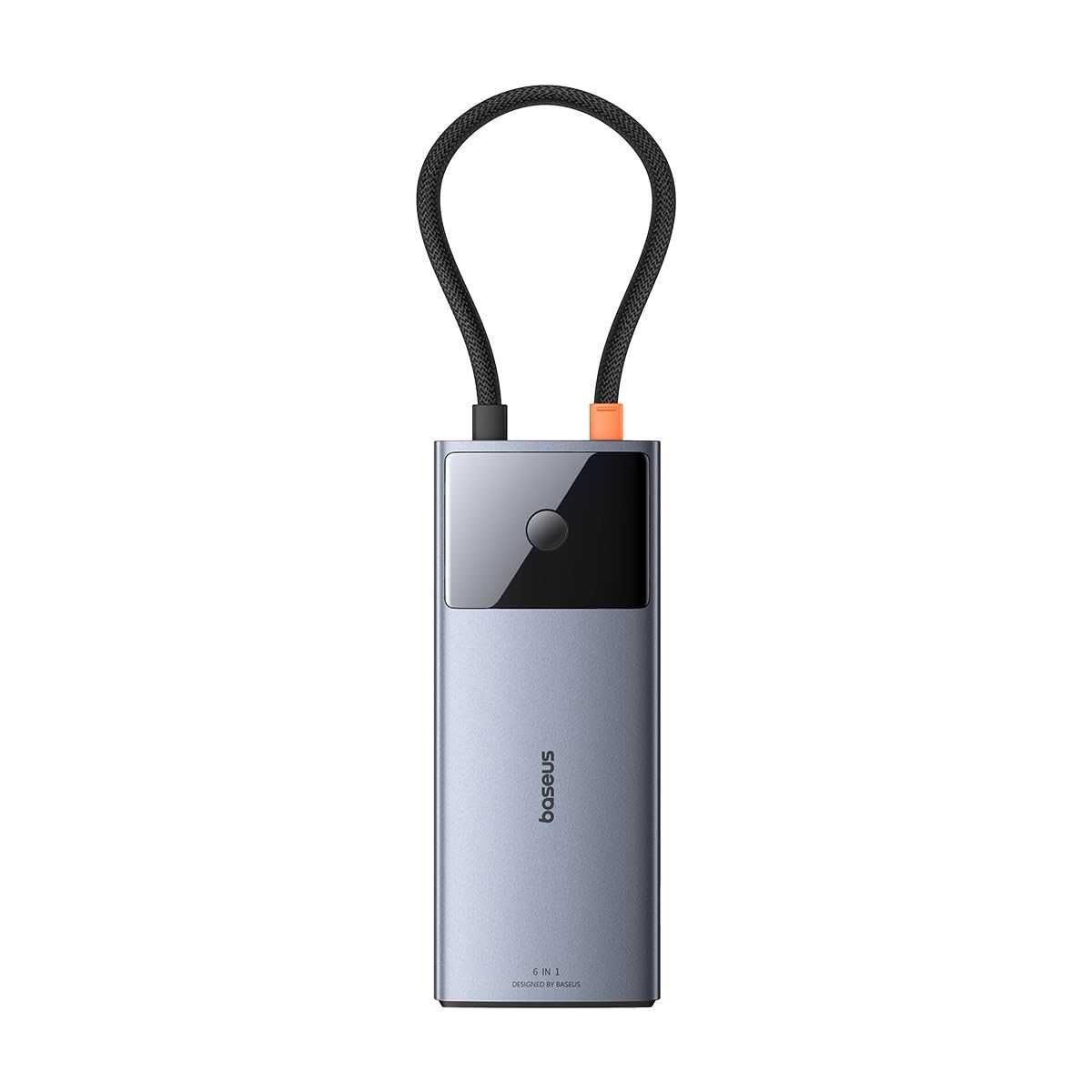 Нов хъб Baseus Metal Gleam Series 6-в-1 USB Type C HUB 1x HDMI 4k ...