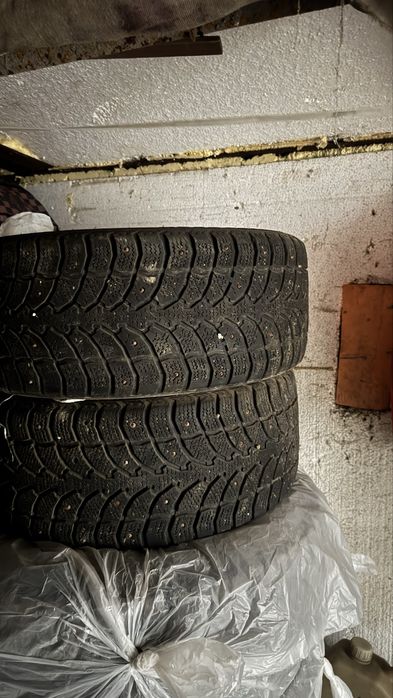 Два баллона зимних шипованных 225/45/17