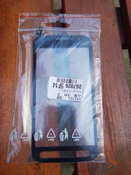 Touchscreen/Digitizer fara display, Xcover4/G390F, folie de sticlă