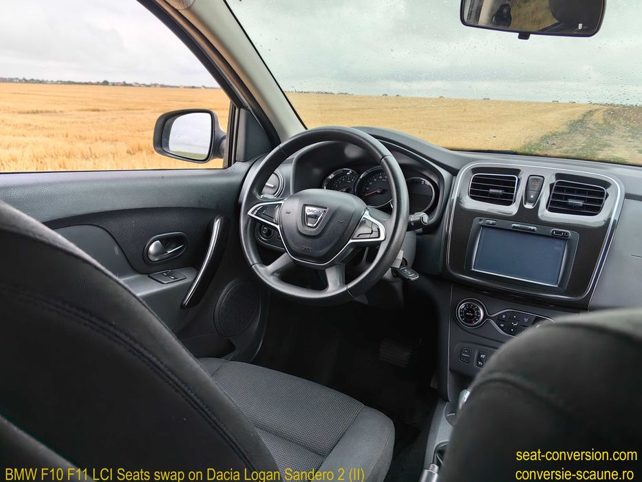 Sistem adaptare scaune de BMW Seria 5 F10 LCI pe Logan Duster Sandero
