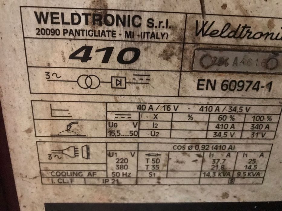 Aparat Sudura Weldtronic 410