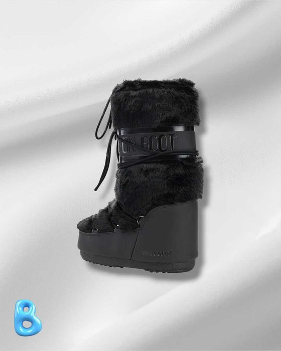 Moon Boot Icon Faux Fur