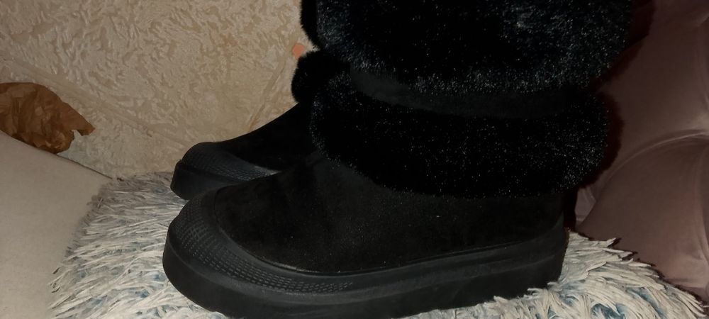 Van cizme dama UGG de piele blana