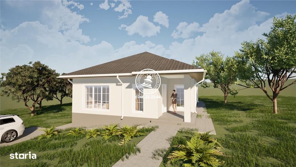 Vila cu 4 camere si 2 bai + beci, de vanzare in Valea Adanca