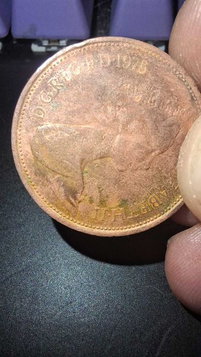Vand Moneda New Pence 2 1975 pentru Colectionari