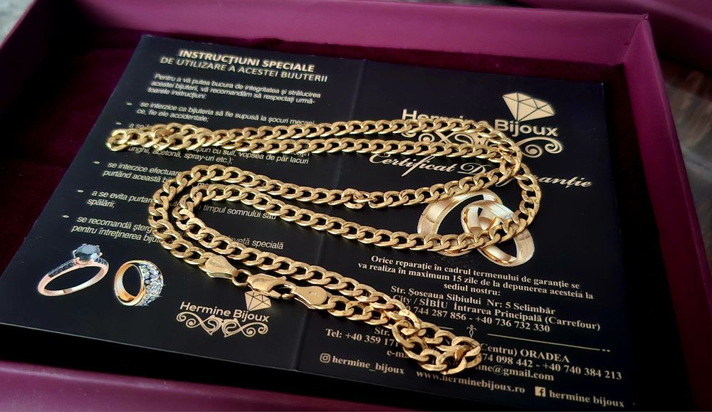 Lănțișor de aur 18k (NOU)