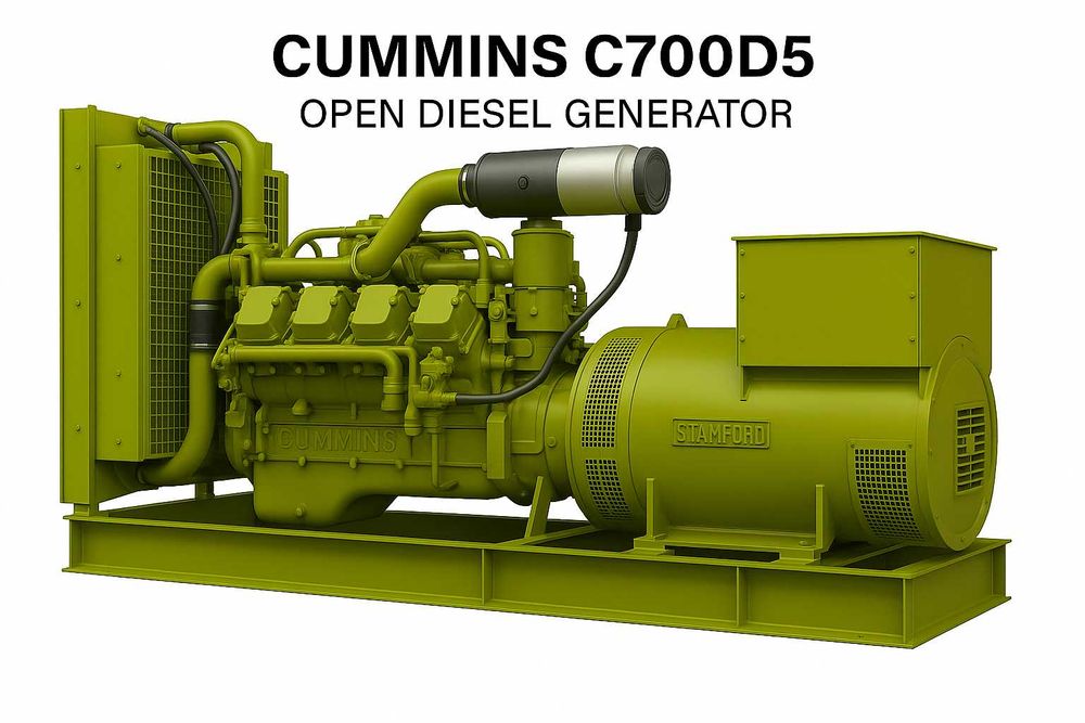 ДЭС Cummins Power Generation C700D5  (2003 г. оригинал США/UK)