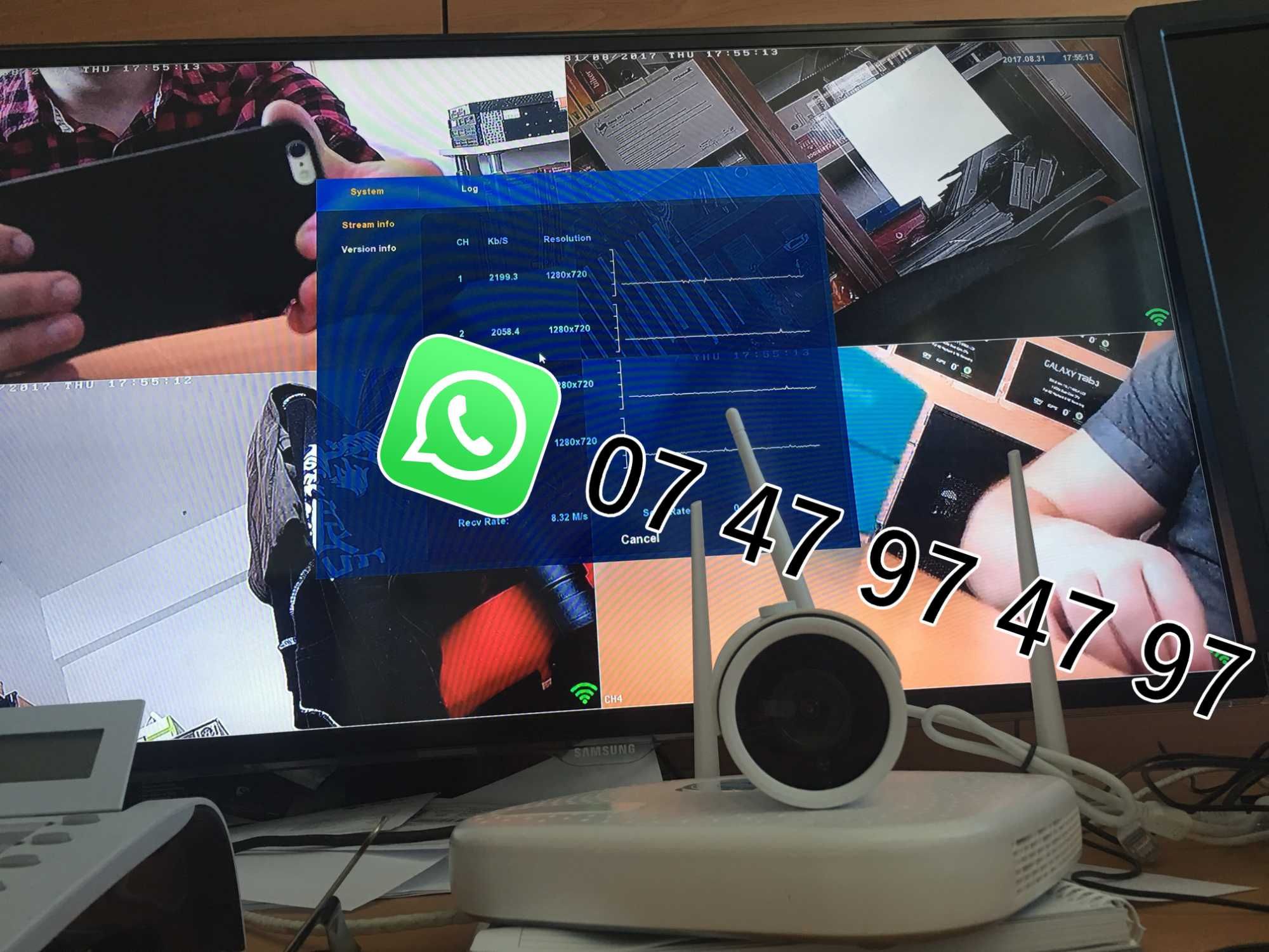 Sistem camere supraveghere video IP digitale montaj Cluj
