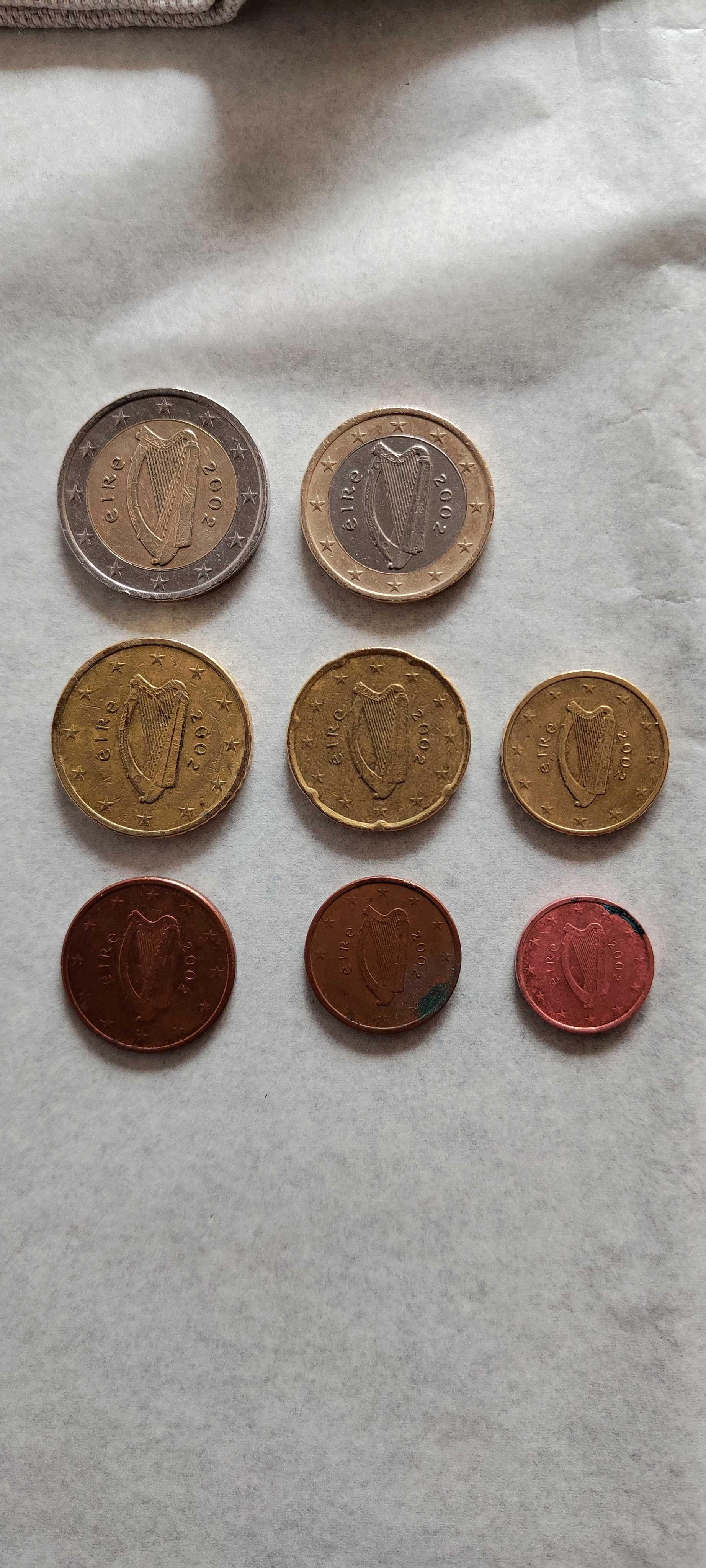 Пълна серия Ирландски монети (2002)
