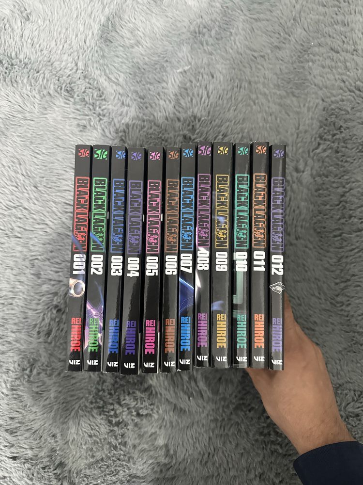Manga Black Lagoon vol. 1 - 12 (serie completa)