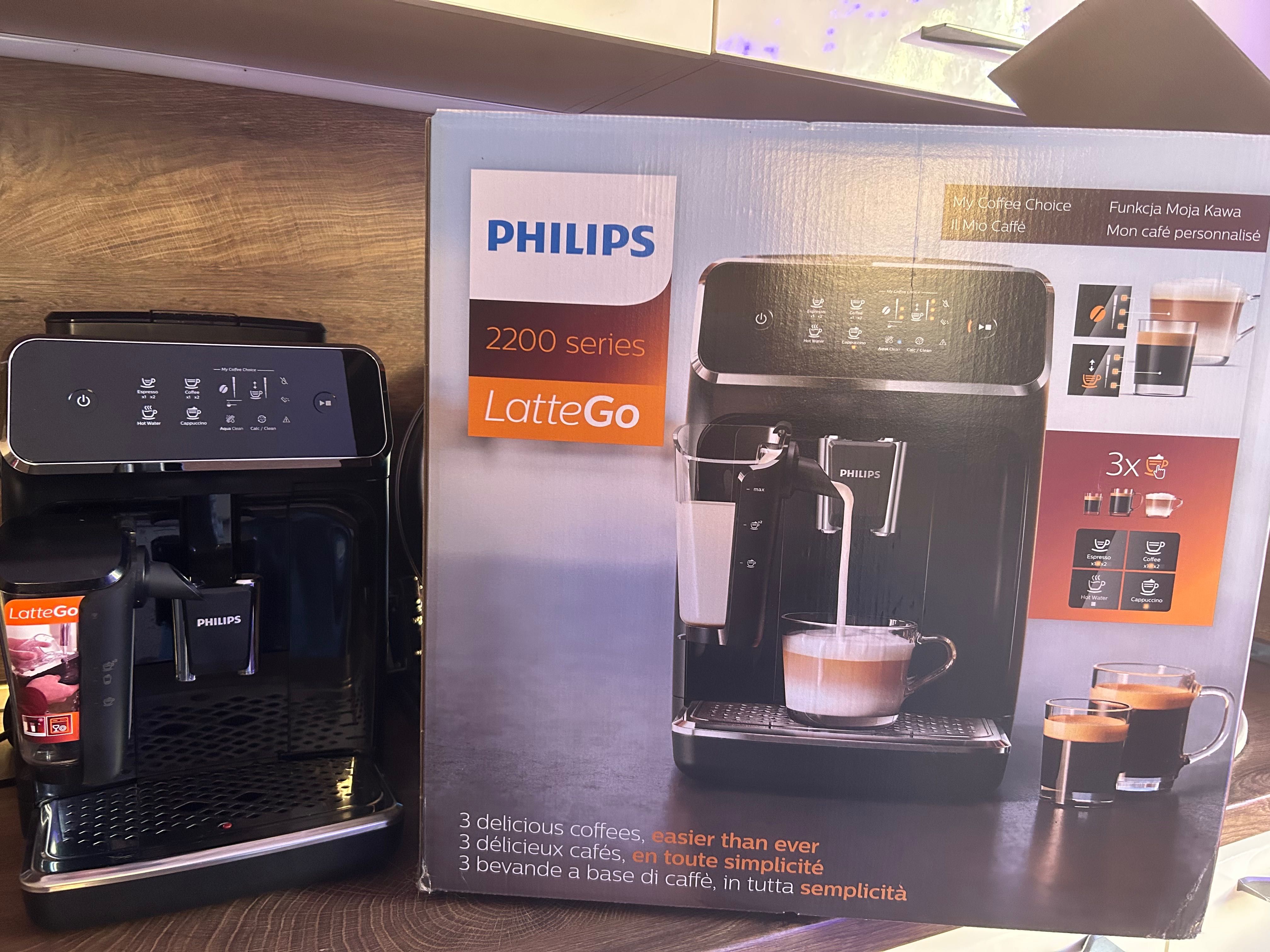 Кафеавтомат  PHILIPS 2200 Series LatteGo в гаранция