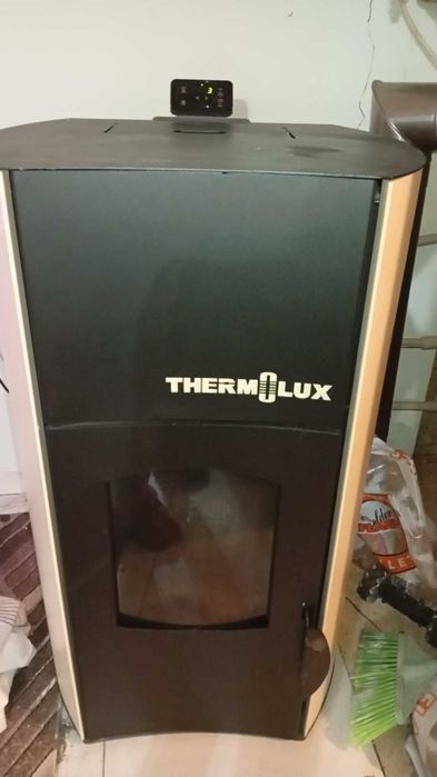 Печка на пелети с водна риза почти нова използвана 20 дни