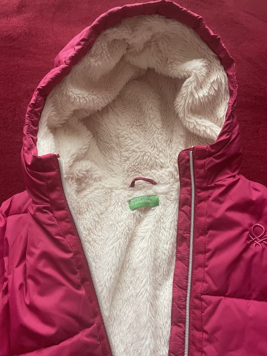 Geaca iarna fete United Colors of Benetton, marimea 7-8 ani, 130 cm