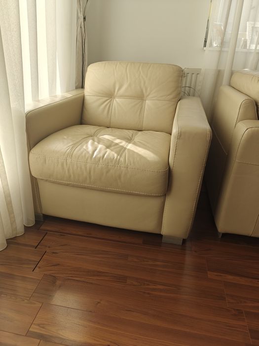 Fotoliu piele - 2 buc