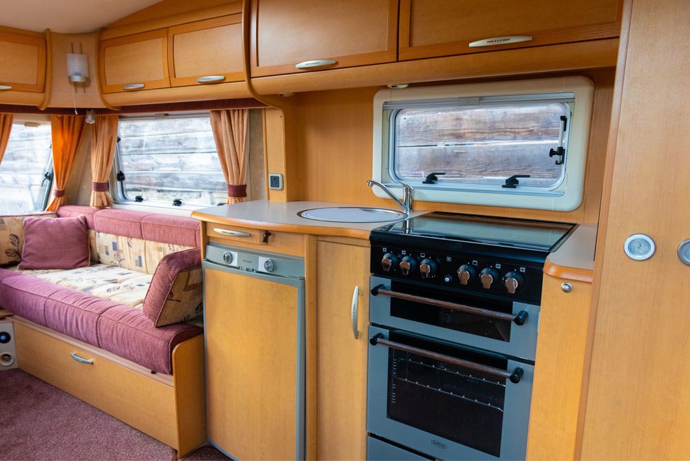 Rulotă Abbey 2006 – •INMATRICULATA RO – Cort mare cat toata rulota