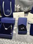 Vand set inel+lantisor Swarovski attract inima dubla