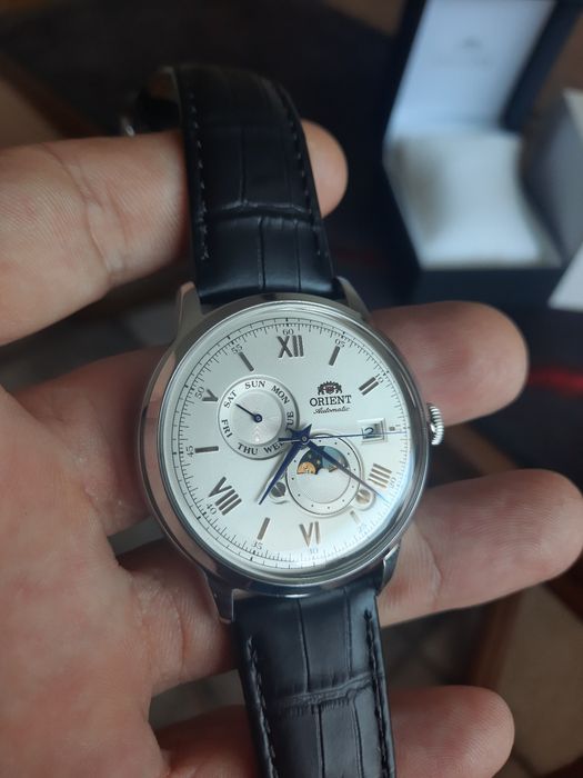 Orient automatic sun and moon