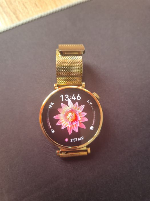 Smartwatch Huawei Watch GT 4, 41MM, Gold Stainless Steel Case, Gold Mi