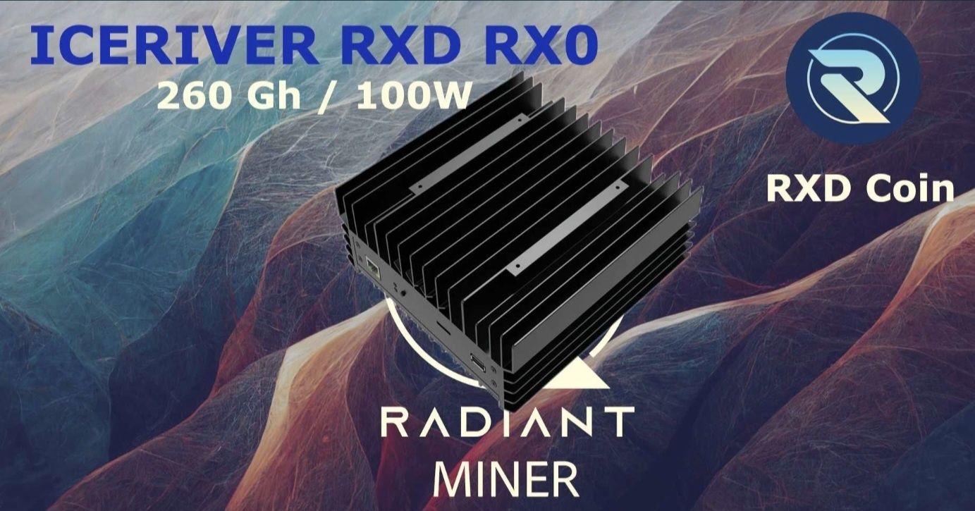 ICERIVER RXD RX0 - 260Gh/100w Радиант Майнър, Алгоритъм Sha512256D.
RX