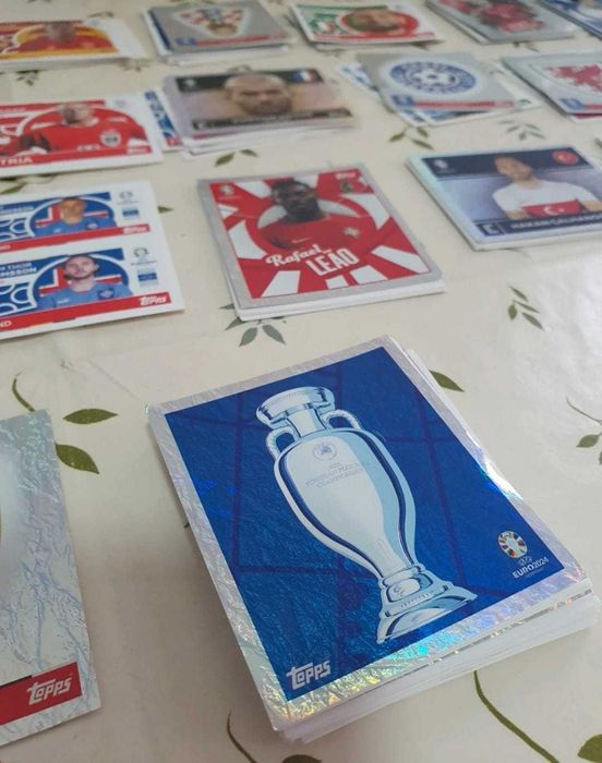 Lot 400 stickere/cartonase PANINI WC 2022,ADRENALYN XL/TOPPS EURO 2024