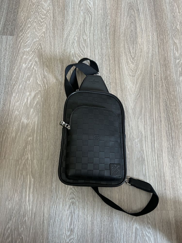 Мьжка чанта тип Louis Vuitton - Damier Graphite Crossbody