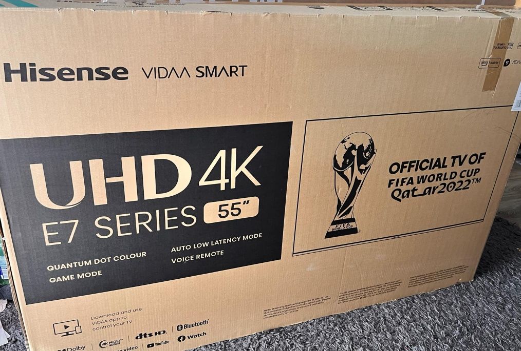 TV Hisense UHD 4k, 139 cm