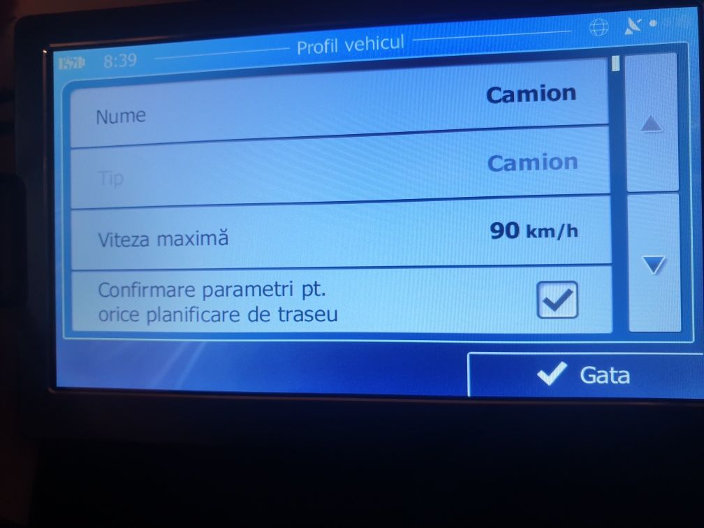 Gps cu ecran mare 7" full europa nou si pt camion