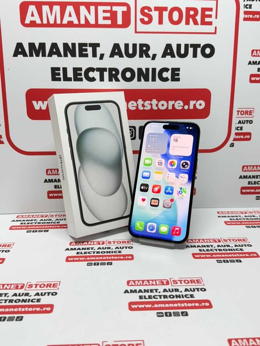 Iphone 15 Baterie 100% Amanet Store Braila [13602]