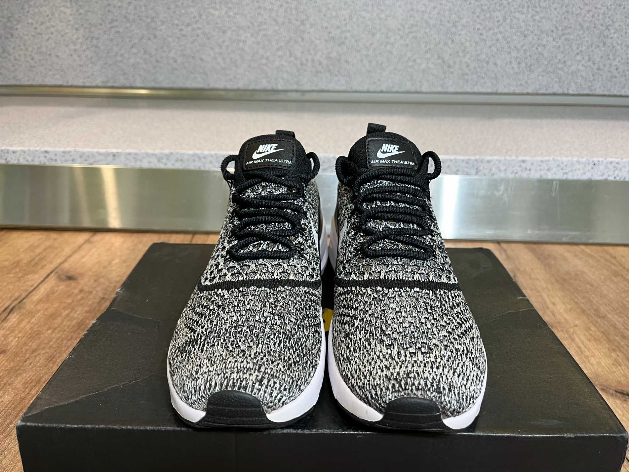 ОРИГИНАЛНИ ***  Nike Air Max Thea Ultra Knit / Black Grey White