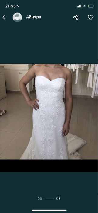 Продам свадебное платье в идеальном состоянии