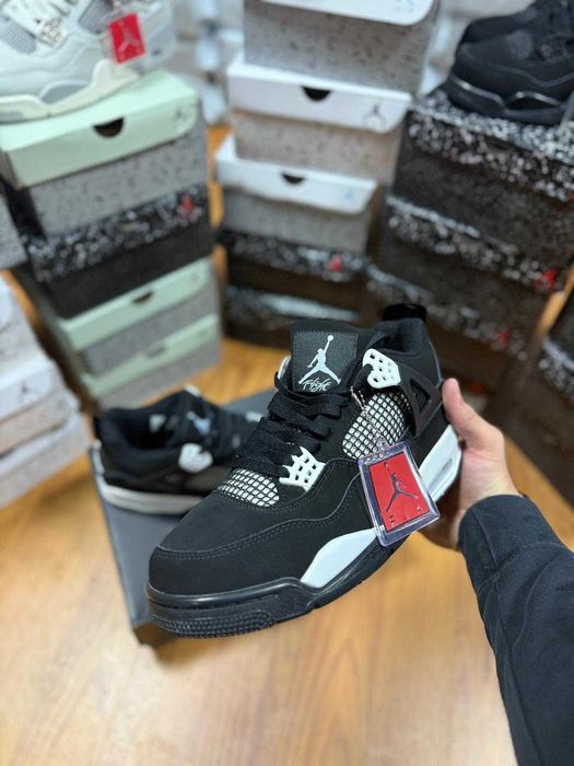 #TrueToSHoe# Nike Air Jordan 4 White Thunder - Livrare Cu Verificare -