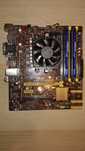 Placa de baza Asus A88XM, procesor AMD A8 7600, Kingston Fury 8gb ddr3