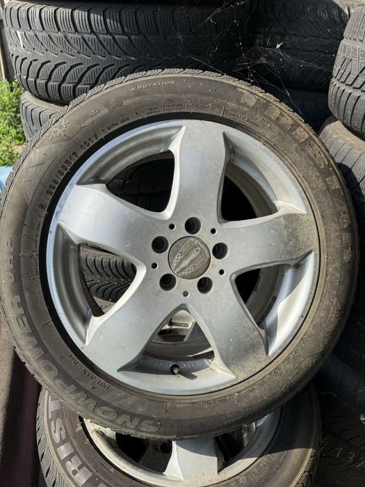 Roti Merrcedes complete, anvelope de iarna foarte bune! En gross!